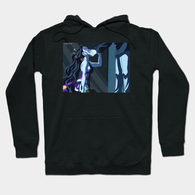 Daki x Muzan Hoodie by Brain Vomit 